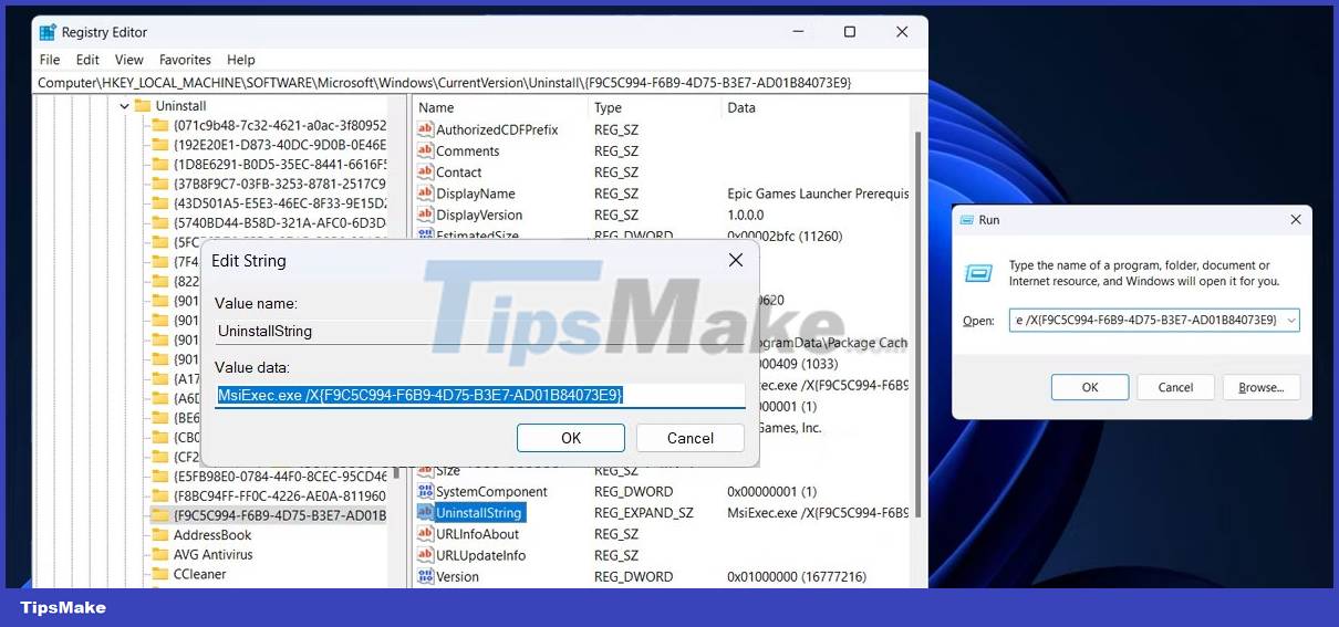 Fix unable to uninstall Epic Games Launcher on Windows 11 Picture 5