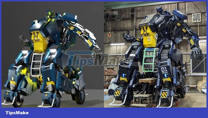 Giant 4.5m tall Japanese robot that can transform and owns a cockpit inside its body Picture 2
