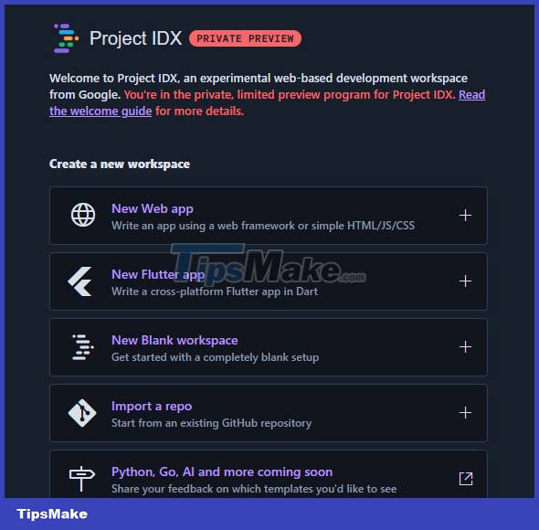 Google Project IDX Launched: New VSCode-Based Code Editor, AI-powered Picture 1