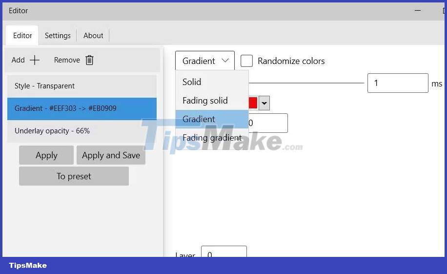 How to add attractive effects to the Windows 10 Taskbar Picture 5