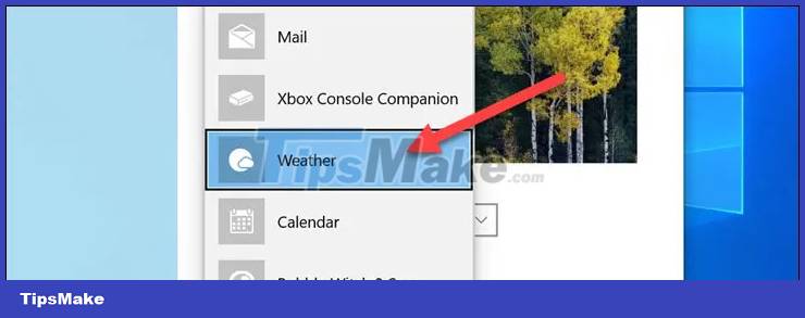 How to add weather information to the lock screen on Windows 10 and 11 Picture 5