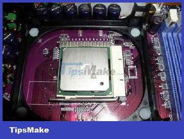 How to assemble the CPU into the mainboard of the computer Picture 9