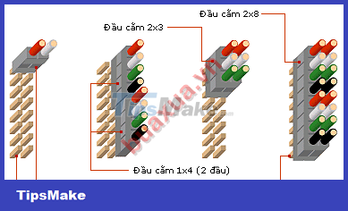 How to attach a cable to connect an additional USB port to a computer Picture 9