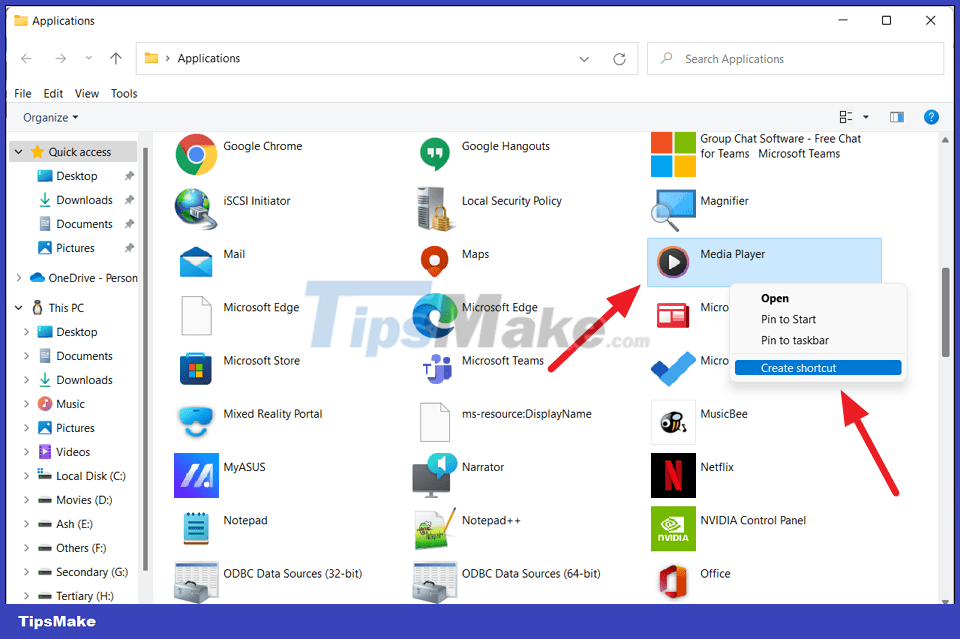 How to bring applications to the computer screen Windows 11 Picture 11