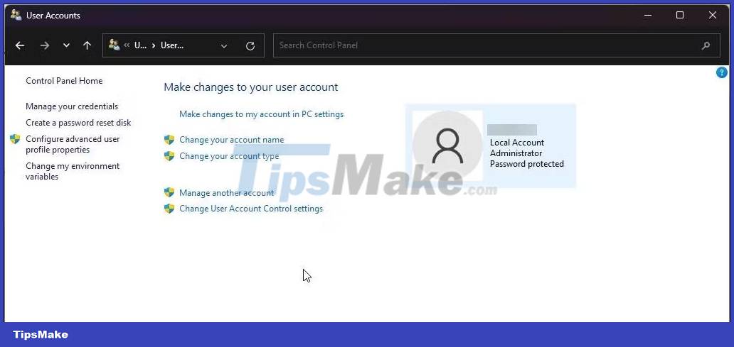Picture 9 of How to change account password in Windows 11