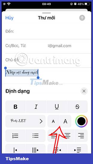 How to change the Apple Mail font on iPhone Picture 7