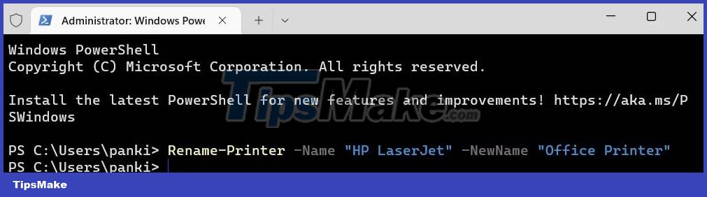 Picture 6 of How to change the printer name on Windows 11