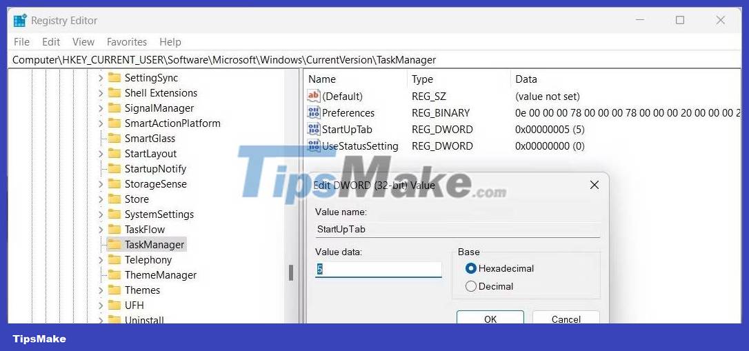 How to change the Task Manager start page in Windows 11 Picture 2
