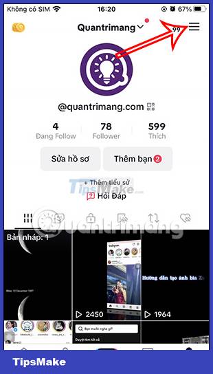 Picture 2 of How to check TikTok video shares