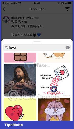 How to comment with a gif on Instagram Picture 4