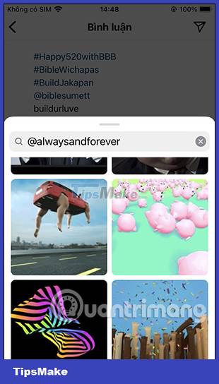 How to comment with a gif on Instagram Picture 7