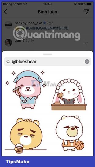 How to comment with a gif on Instagram Picture 8