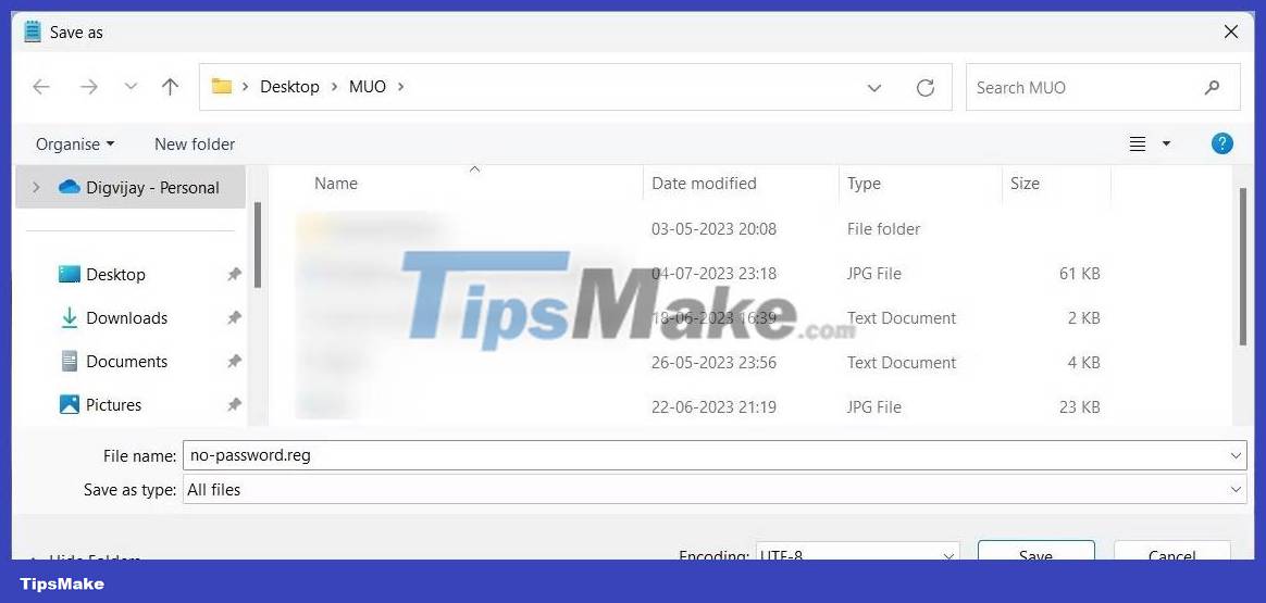 How to connect Remote Desktop without password in Windows 11 - TipsMake.com