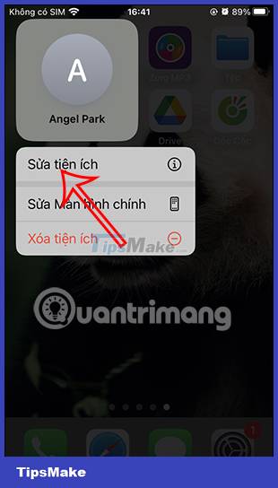 comment mettre un contact en widget sur iphone