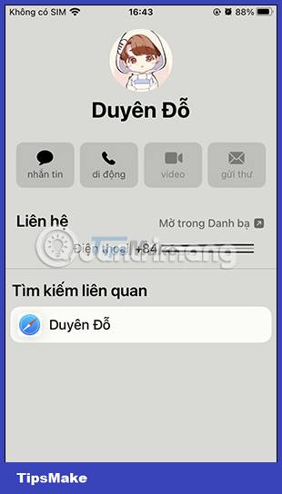 How to create a contact number widget on iPhone Picture 8
