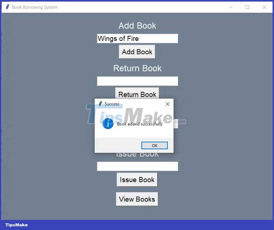 How to create a library book borrowing system in Python Picture 3