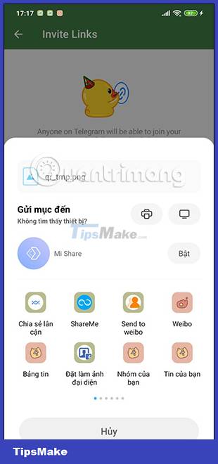 How to create a QR code for Telegram chat group Picture 7