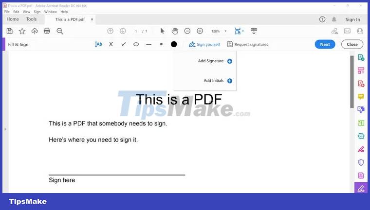 How to create a signature for PDF documents on PC Picture 4