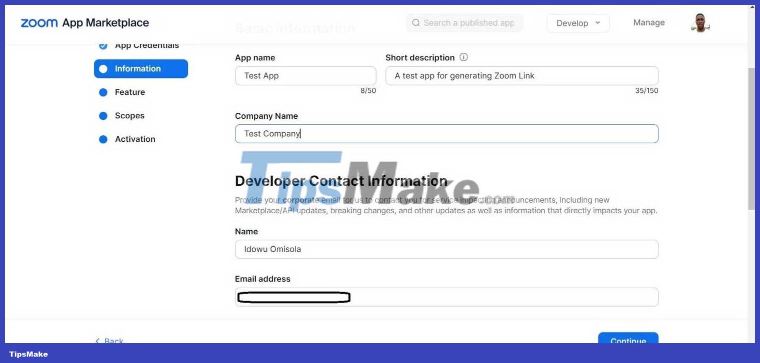 How to create a Zoom OAuth meeting link between servers in Python Picture 5