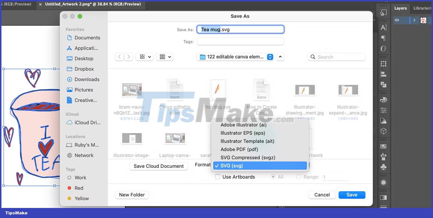 How to Create Color Editable Elements for Canva Using Adobe Illustrator Picture 4