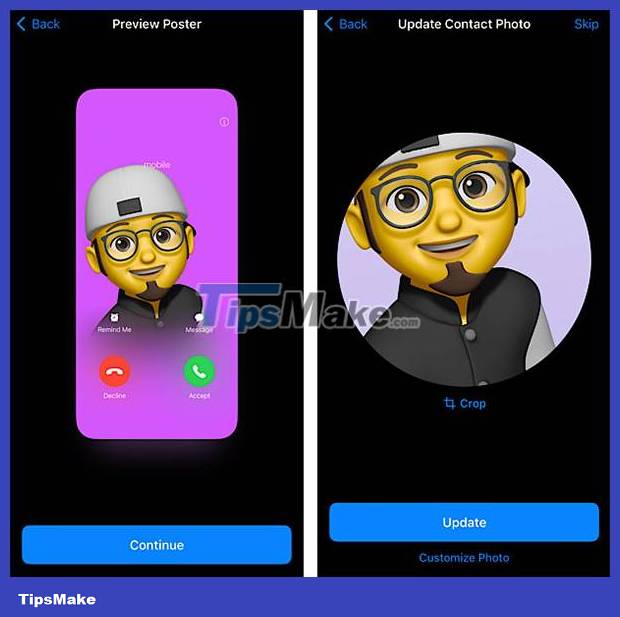 How to create emoji posters for your phone number on iPhone Picture 5
