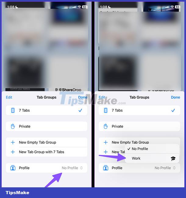 How to create user profiles on Safari Picture 4