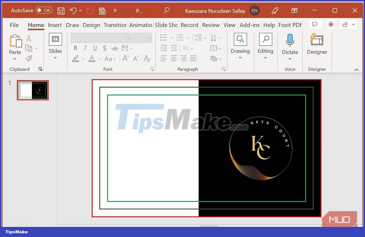 How to Design a Business Card in PowerPoint Picture 14