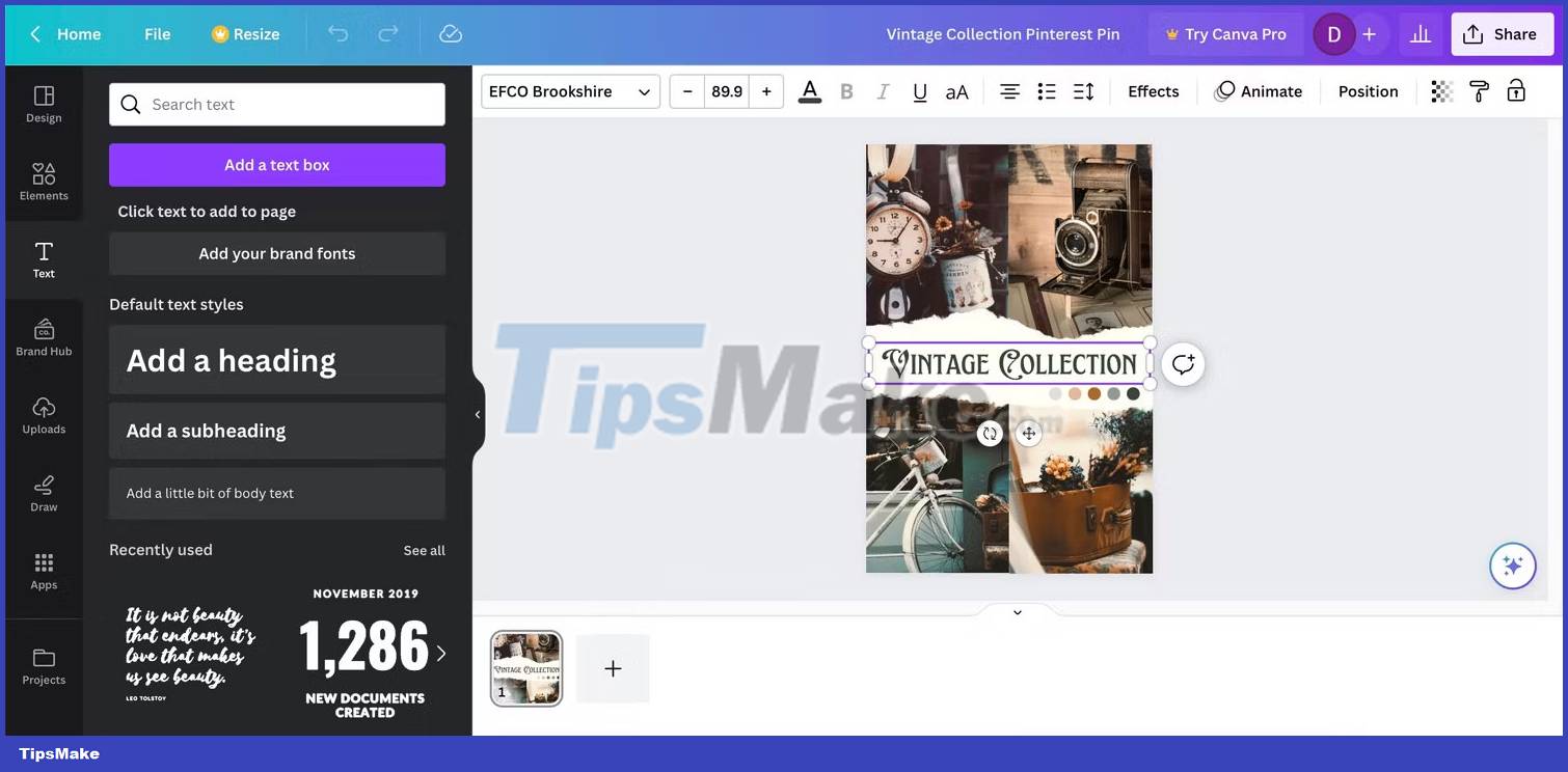 How to design Pinterest pin on Canva Picture 2