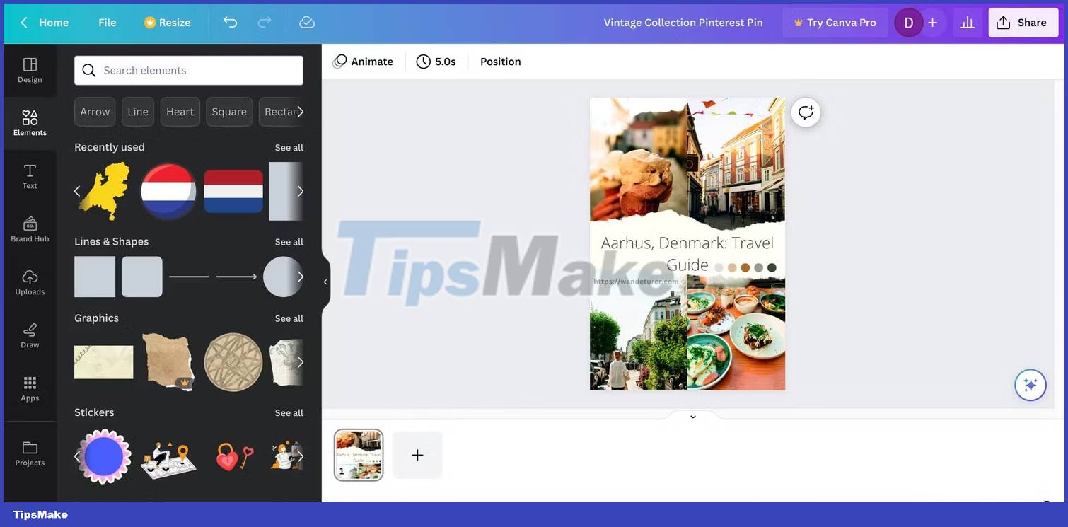 How to design Pinterest pin on Canva Picture 8