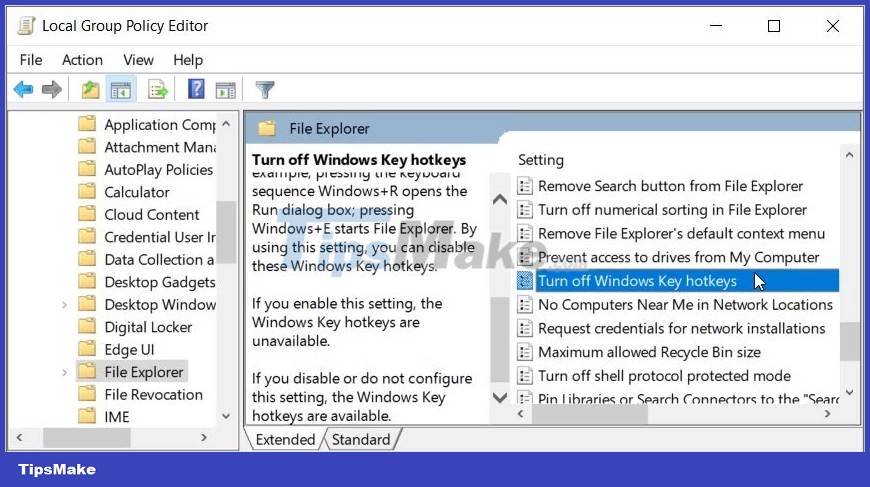 How To Disable Keyboard Shortcuts And Hotkeys On Windows 10 - TipsMake.com