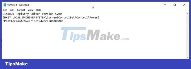 How to disable Modern Standby on Windows 10/11 Picture 2
