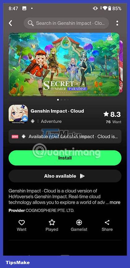 How to download Genshin Cloud, play Genshin without downloading Picture 3
