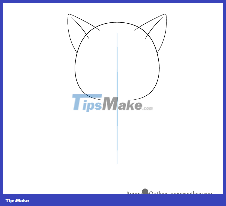 How to draw anime cats in detail step by step Picture 3