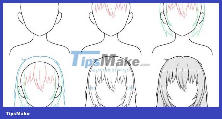 How to draw messy hair for characters in anime/manga Picture 1
