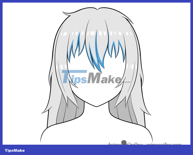 How to draw messy hair for characters in anime/manga Picture 11