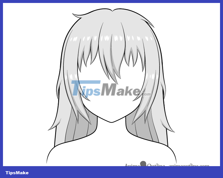 How to draw messy hair for characters in anime/manga - TipsMake.com