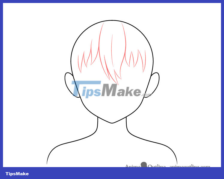 How to draw messy hair for characters in anime/manga - TipsMake.com