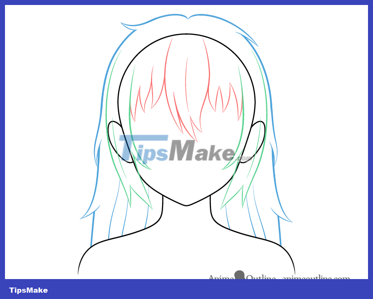 How to draw messy hair for characters in anime/manga - TipsMake.com