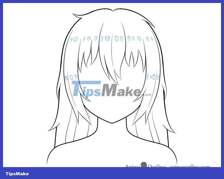 How to draw messy hair for characters in anime/manga - TipsMake.com