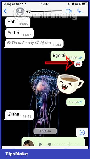 Picture 6 of How to drop WhatsApp message emoji