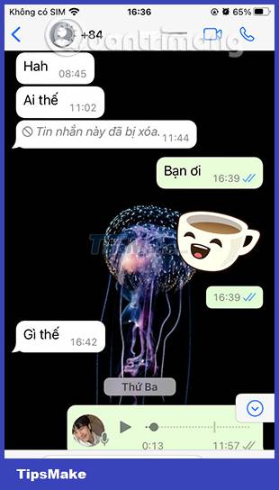 Picture 8 of How to drop WhatsApp message emoji