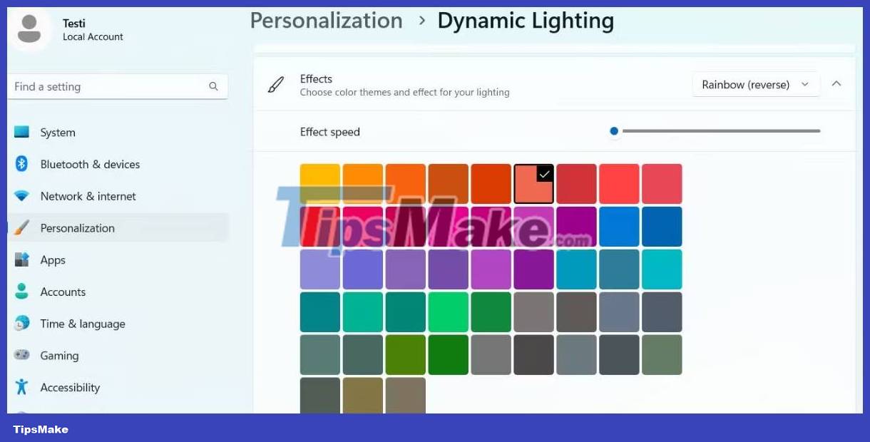 How to enable Dynamic Lighting on Windows 11 Picture 4
