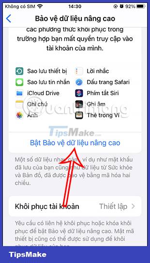 How to enable iCloud advanced data protection Picture 4