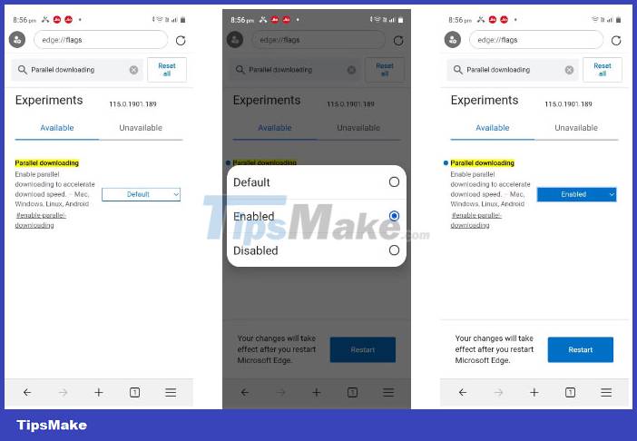 How to enable parallel download in browser Picture 5