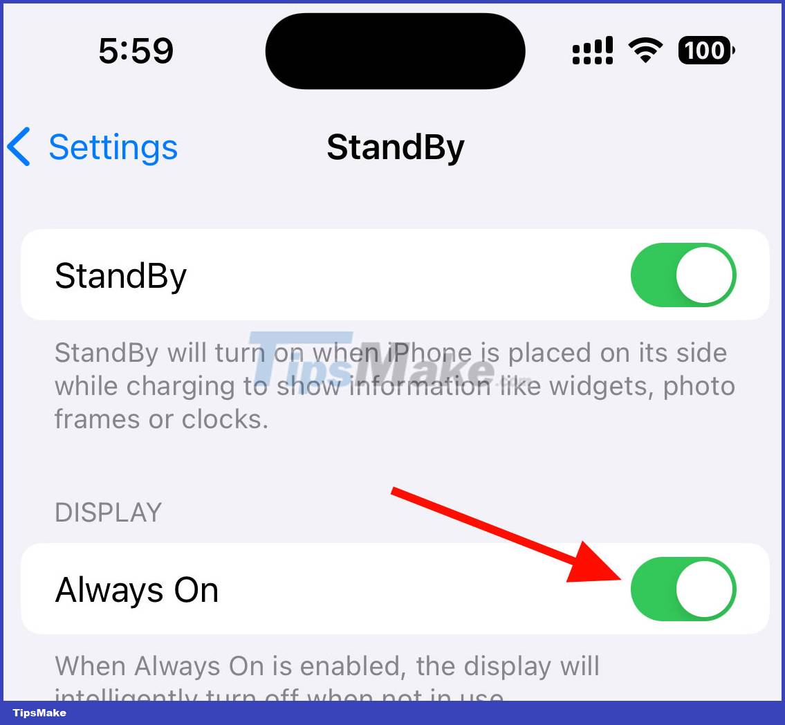 How to enable Standby iPhone to always be on Picture 2
