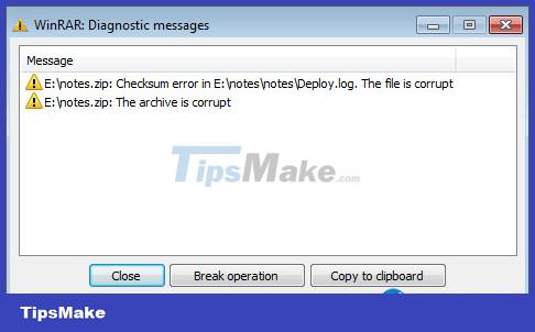 How to fix Checksum error WinRAR when extracting files Picture 2