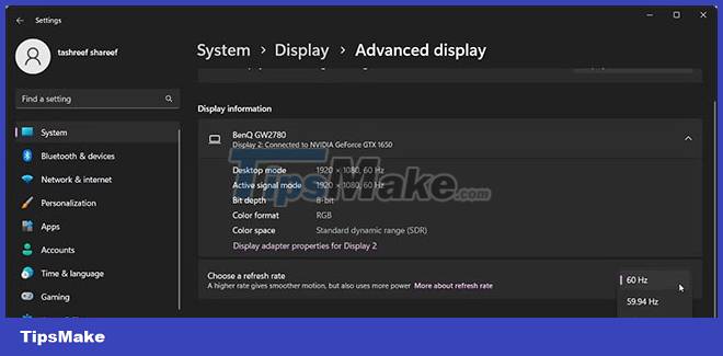 How to fix 'Input Signal Out of Range' error on Windows Picture 6