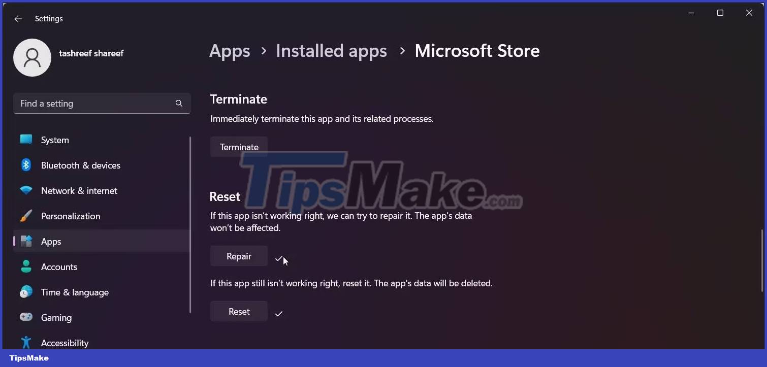 How to fix 'ms-resource:Appname/Text' error on Windows 11 Picture 7