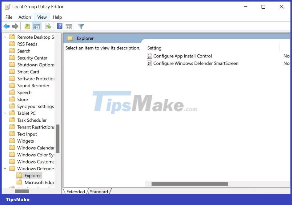 How to fix the error 'Choose Where to Get Apps' option disappears in Windows Picture 3