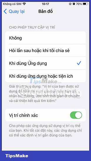 How to fix the error of not showing the speed limit on Apple Maps Picture 7